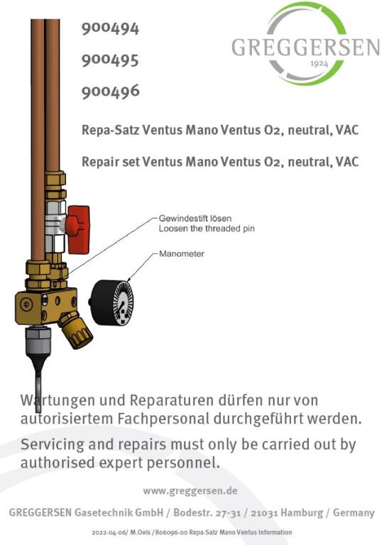 Repa-Satz Mano Ventus VAC